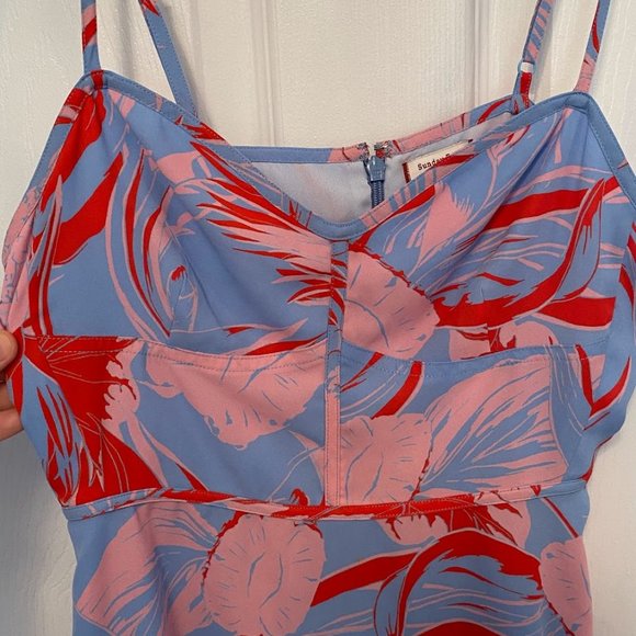 Aritzia Sunday Best tropical leaf pineapple dress - Picture 2 of 6